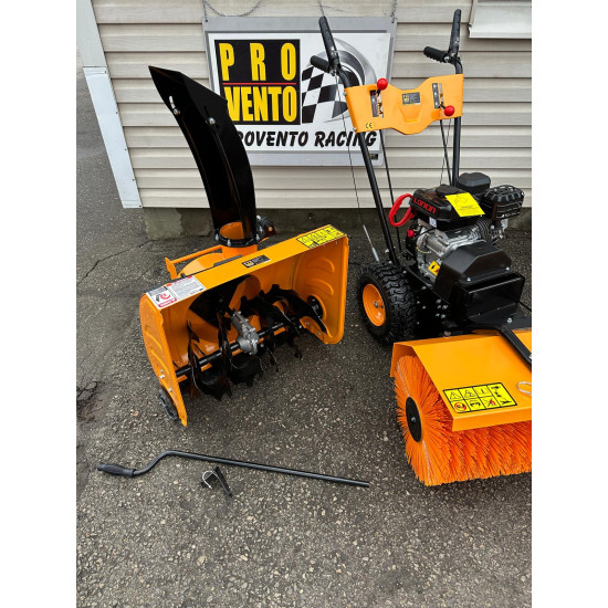 Sniega birste sniega pūtējs universāla ar dažādiem agregātiem komplektā el. starts