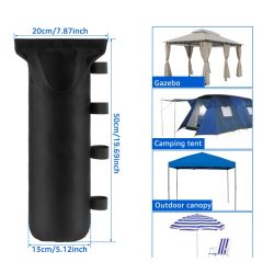 Telts nojumes soma maiss smiltīm atsvars