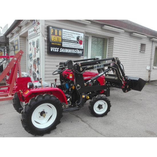 Traktors Huaxia 240 D, ar frontālo iekrāvēju. Cena ar PVN.