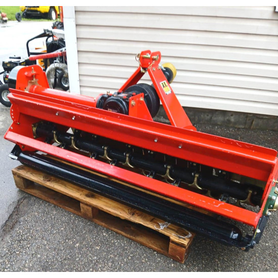 Pļaujmašīna mulčeris atverama aizmugure smagie āmurīši FLK 130 1,3m peldošais uzkares savienojums