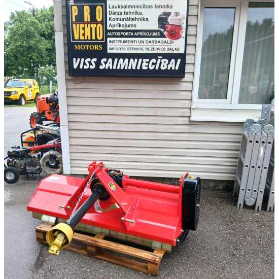 Pļaujmašīna mulčeris atverama aizmugure smagie āmurīši FLK 130 1,3m peldošais uzkares savienojums