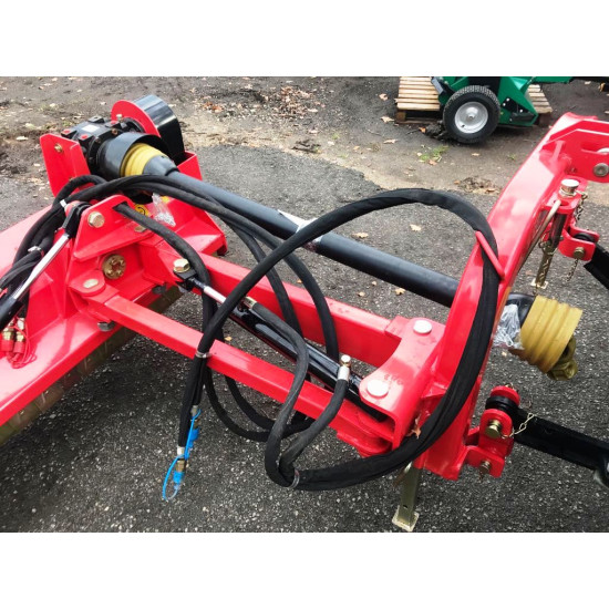 Pļaujmašīna AGL125 nogāžu grāvjmalu mulčeris pļaujmašīna smalcinātājs mulčētājs lauku malu dzīvžoga grāvju stāvumu u. c. nogāžu pļaušanai AGL125 BRCL 125 darba platums 1,25m cena ar PVN Flail mower Rasenmaeher