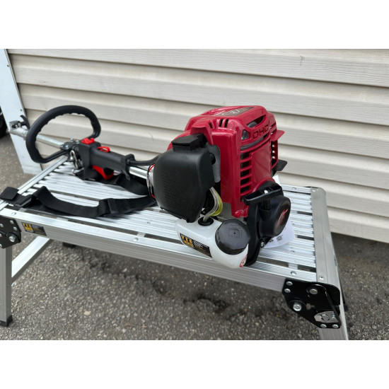 Trimmeris multifunkcionāls 4taktu motors GX35 nav jāsajauc benzīns ar eļļu ar dažādiem maināmiem galiem visiem darbiem benzīns 4in1