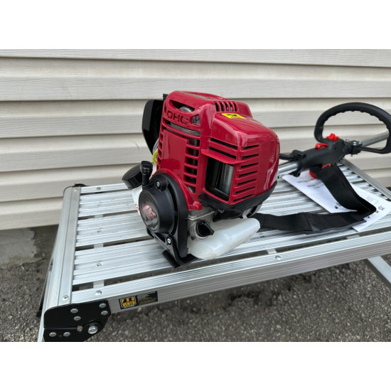 Trimmeris multifunkcionāls 4taktu motors GX35 nav jāsajauc benzīns ar eļļu ar dažādiem maināmiem galiem visiem darbiem benzīns 4in1