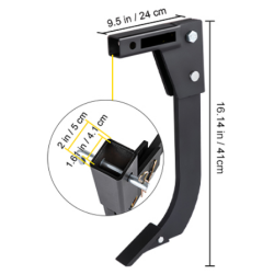 Irdinātājs skrāpis āķis 16" derīgs mūsu tirgotajiem trijstūriem traktora uzkrei universāls pielietojums