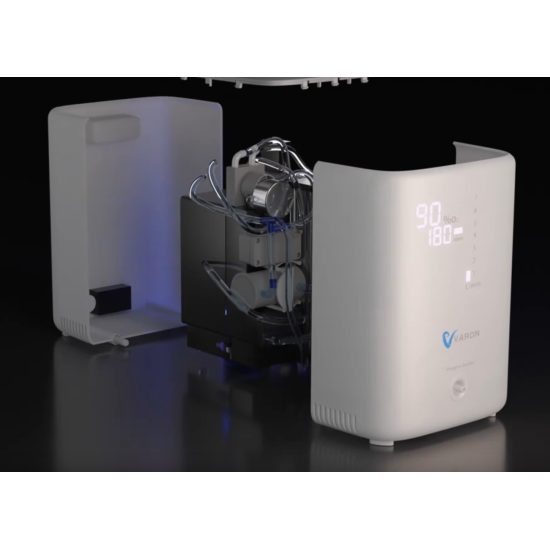 Skābekļa koncentrators VARON 1 - 7 l/min Regulējams 30% - 90% skābekļa daudzums Anjona funkcija (oxygen) koncentratori sadzīves vajadzībām