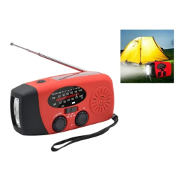 Radio ārkārtas situācijas un tūrisma kabatas radio ar roku un saules darbināms Power bank 5000 mAh !! lukturītis SOS signāls lādēšana Type C un USB