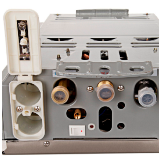 Caurplūdes gāzes karstā ūdens sildītājs CNG gāze dabas gāze, tā ko sadedzina mājas gāzes plītīs, 8l/min