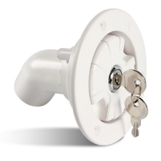 Ūdens tvertnes bloķēšanas vāks vāciņš kemperim, dzīvojamiem vagoniem u.c. vajadzībām universāls