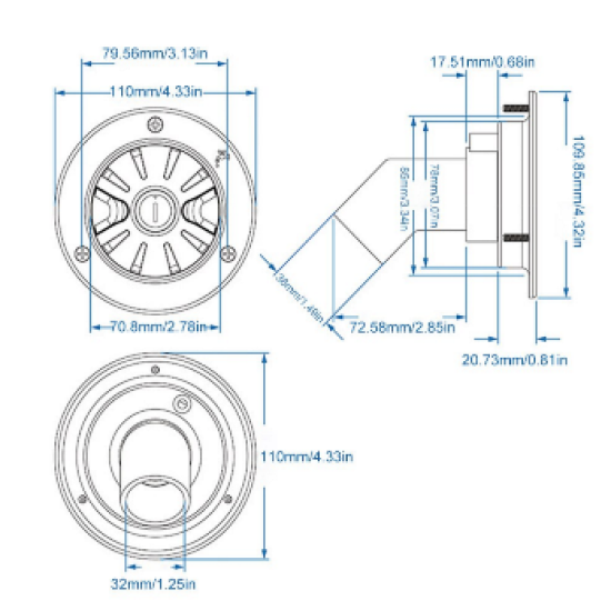 Ūdens tvertnes bloķēšanas vāks vāciņš kemperim, dzīvojamiem vagoniem u.c. vajadzībām universāls