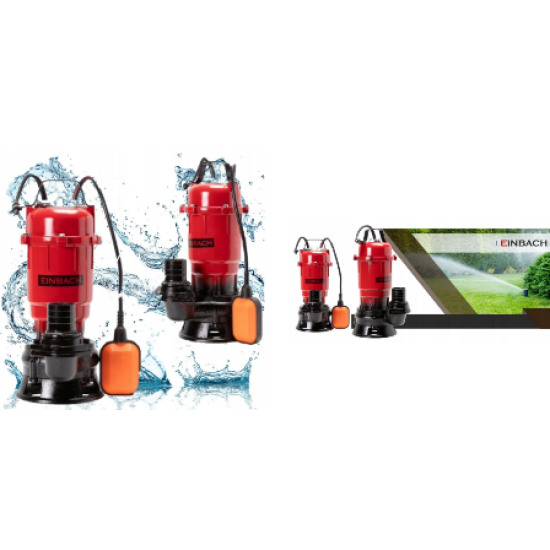 Ūdens sūknis iegremdejams netīram ūdenim asinezācijas ar pludiņa tipa slēdzi, Rohtenbach/Hunter 220V 550W ļoti augsta kvalitāte