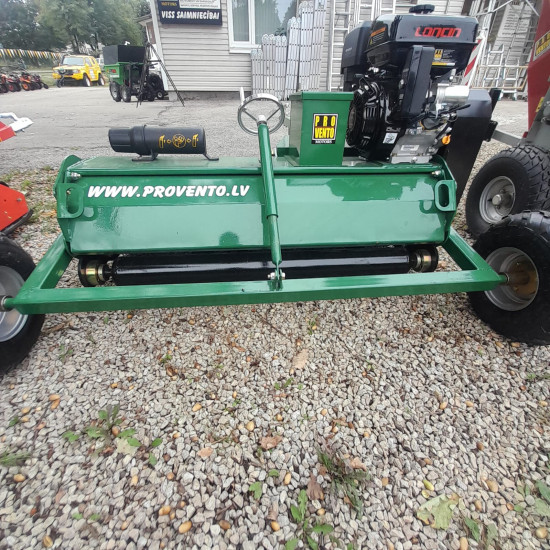 Pļaujmašīna ATV mulčētājs zāles pļāvējs smagiem darba apstākļiem lielie smagie 400g asmeņi elektrostarts piekabināms kvadraciklam ATV 120 ar benzīna 16 Zs Loncin motoru Flail mower