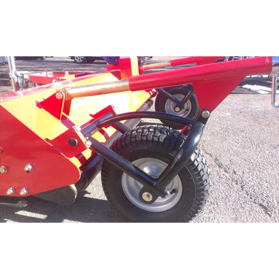 Pļaujmašīna ATV mulčētājs zāles pļāvējs ATV150 ar 16 Zs benzīns,  piekabināms kvadraciklam aizmugurē novietoti "Joker tipa" riteņi Flail mower ATV rasenmaeher